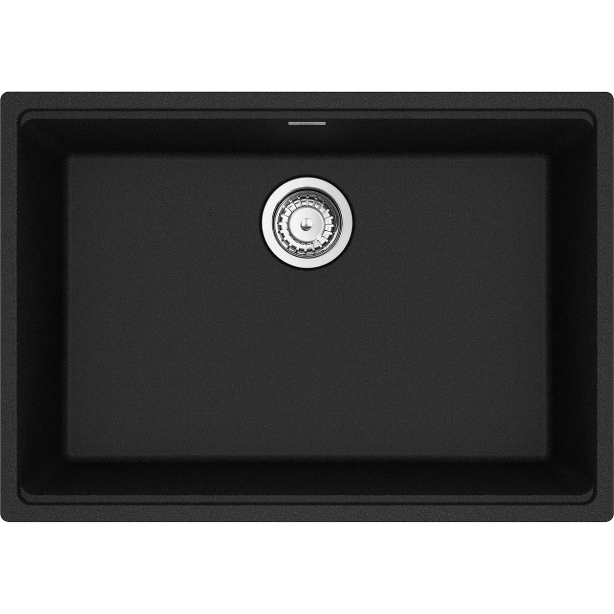 Franke Maris 27" undermount fragranite kitchen sink MAG11025 in Onyx