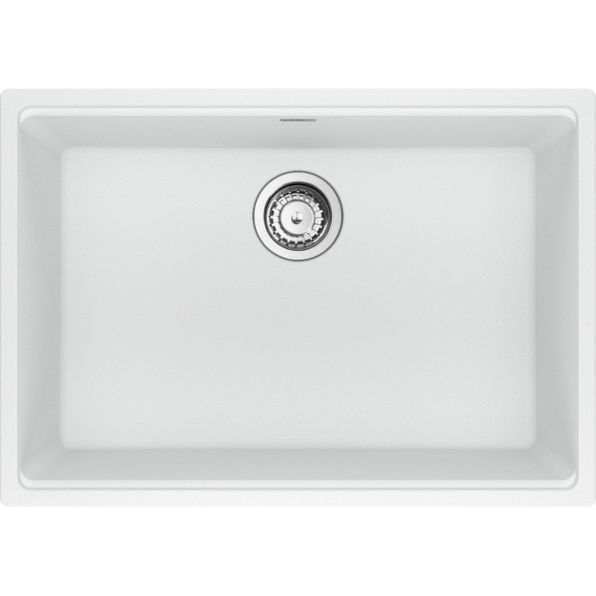 Franke Maris 27" undermount fragranite kitchen sink MAG11025 in Polar White