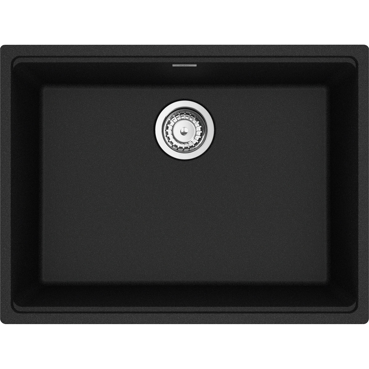 Franke Maris 25" undermount fragranite kitchen sink MAG11023 in Onyx