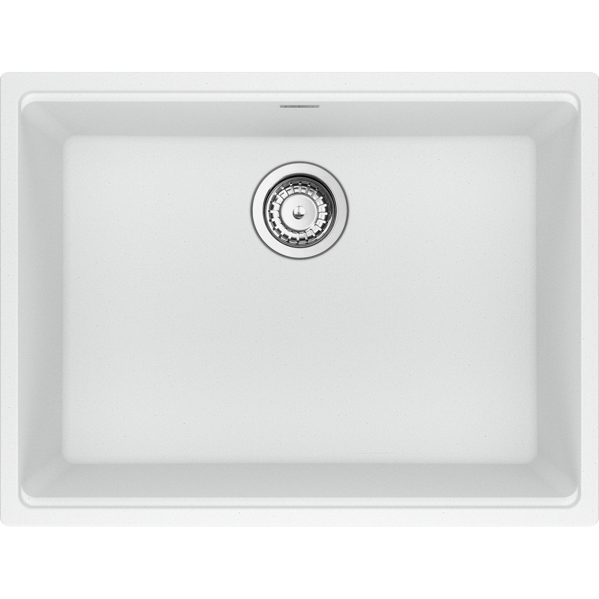 Franke Maris 25" undermount fragranite kitchen sink MAG11023 in Polar White