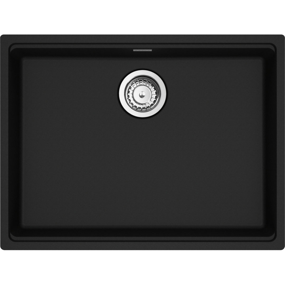 Franke Maris 25" undermount fragranite kitchen sink MAG11023ADA in Matte Black