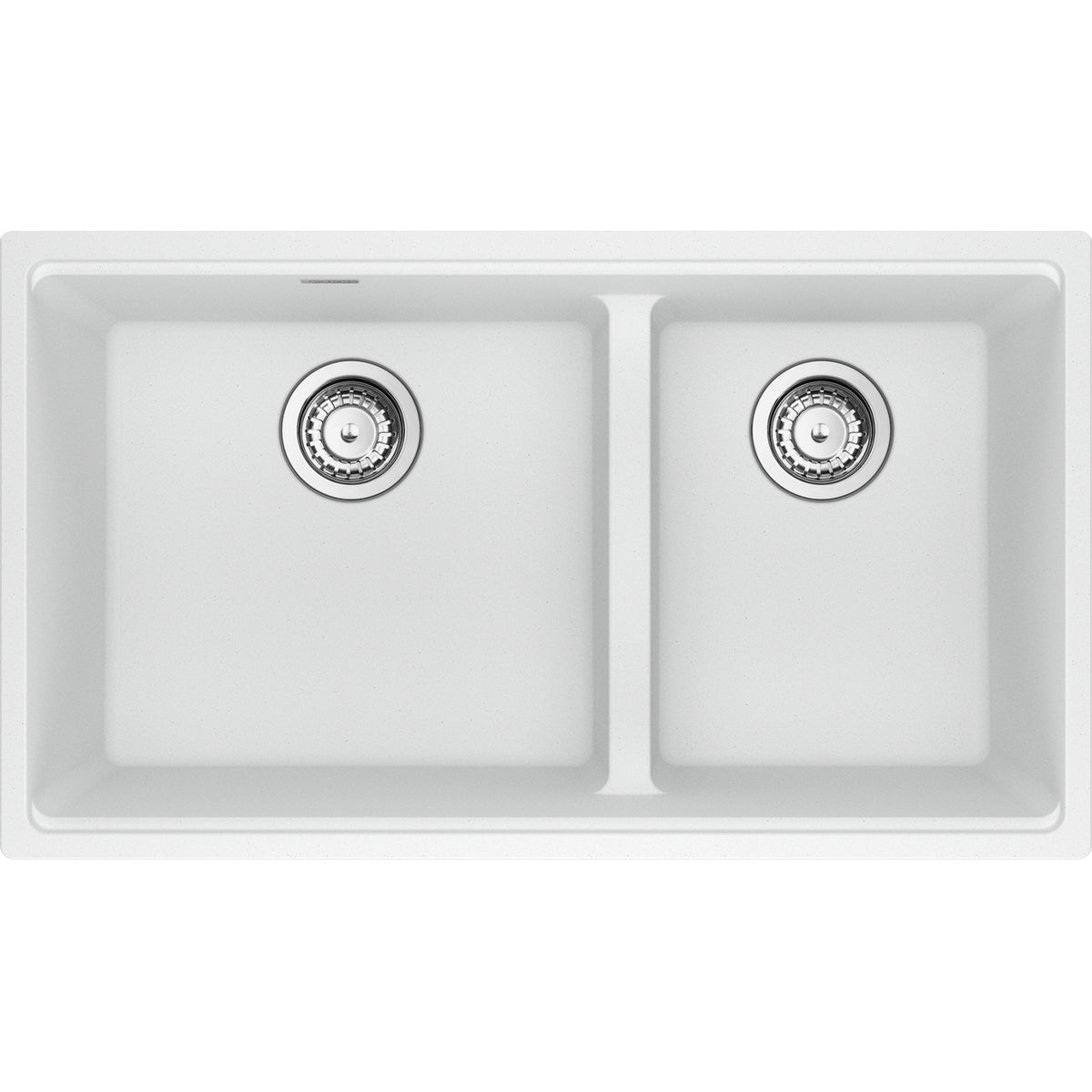 Franke Maris 31" undermount fragranite kitchen sink MAG1601611LD in Polar White