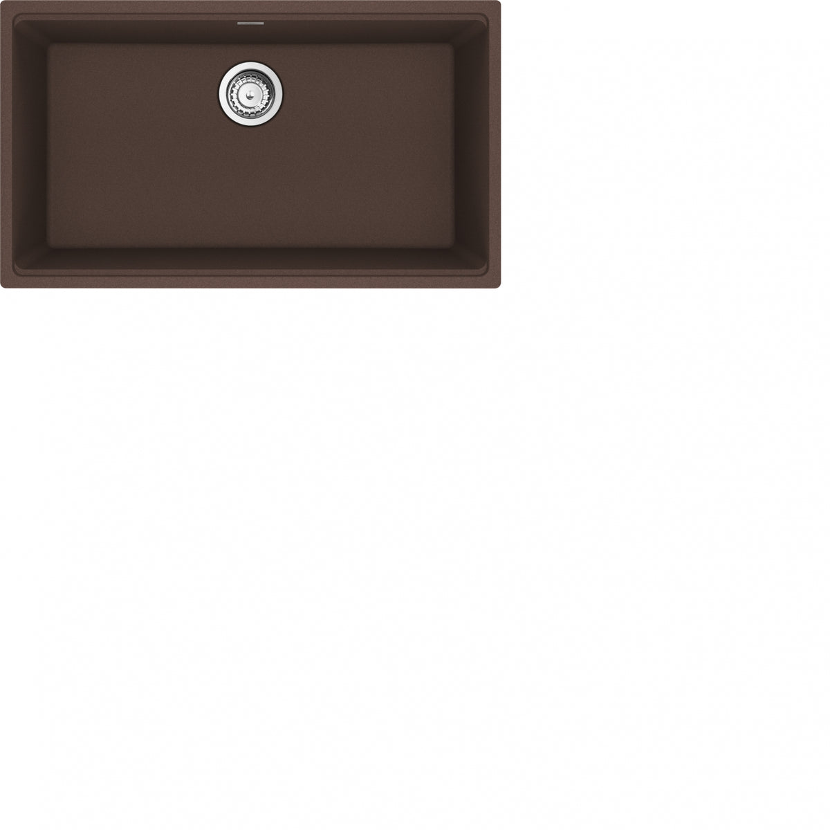 Franke Maris 31" undermount fragranite kitchen sink MAG11029 in Mocha