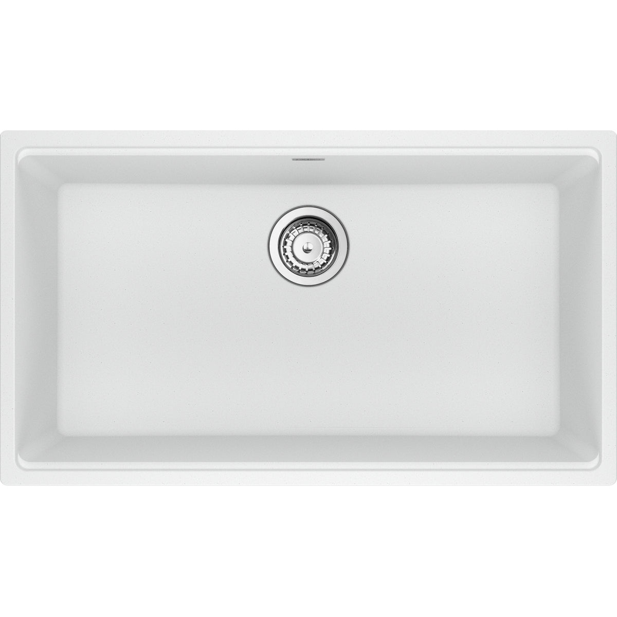 Franke Maris 31" undermount fragranite kitchen sink MAG11029 in Polar White