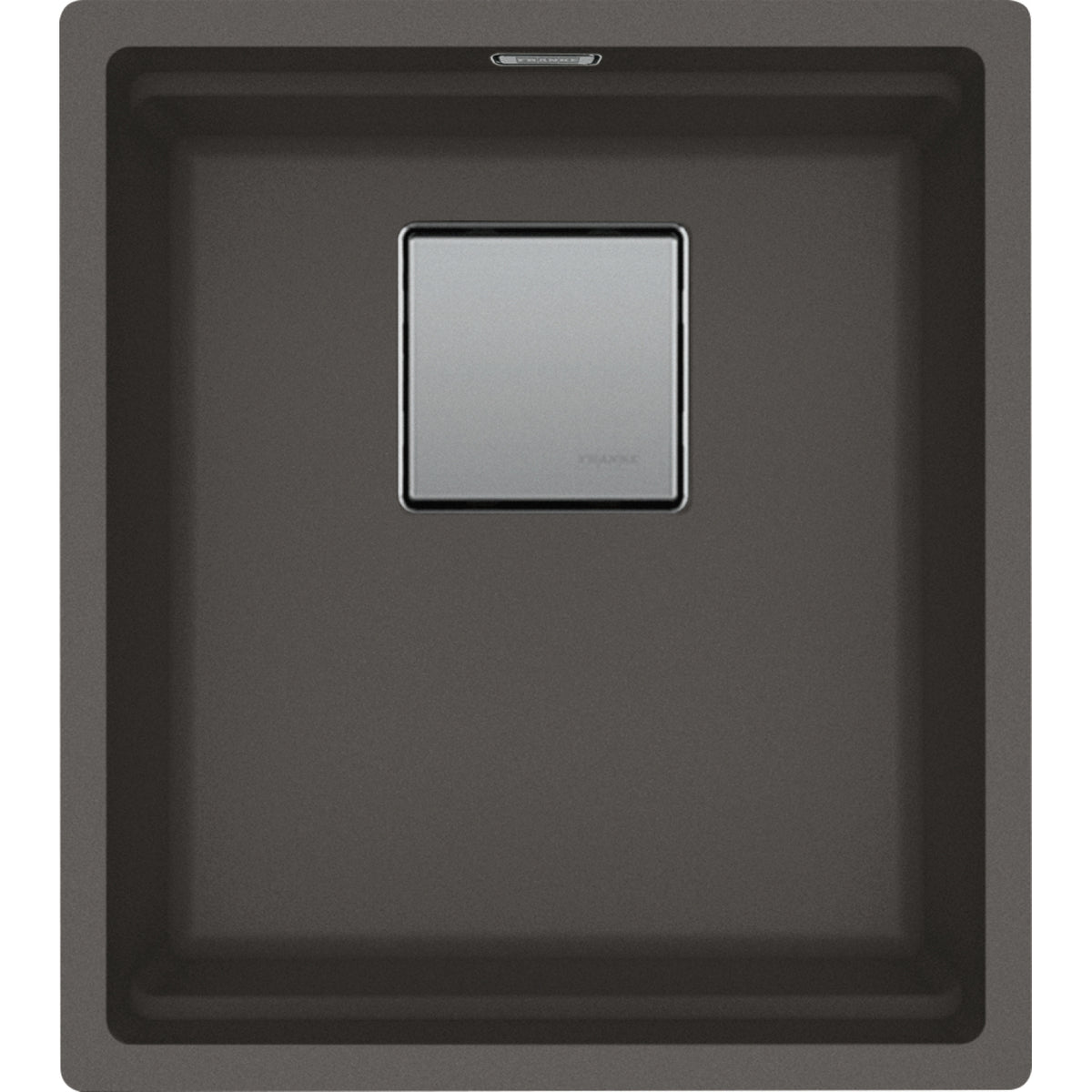 Franke Peak 16.1" undermount fragranite kitchen sink PKG110-14 in Slate Grey