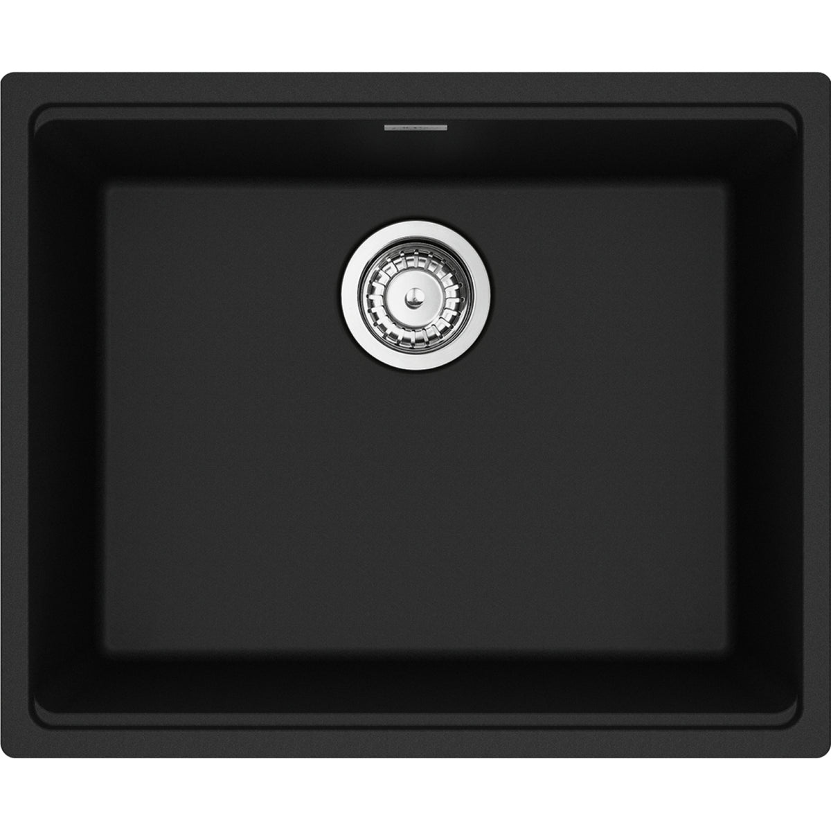 Franke Maris 21.63" undermount fragranite kitchen sink MAG11020 in Matte Black