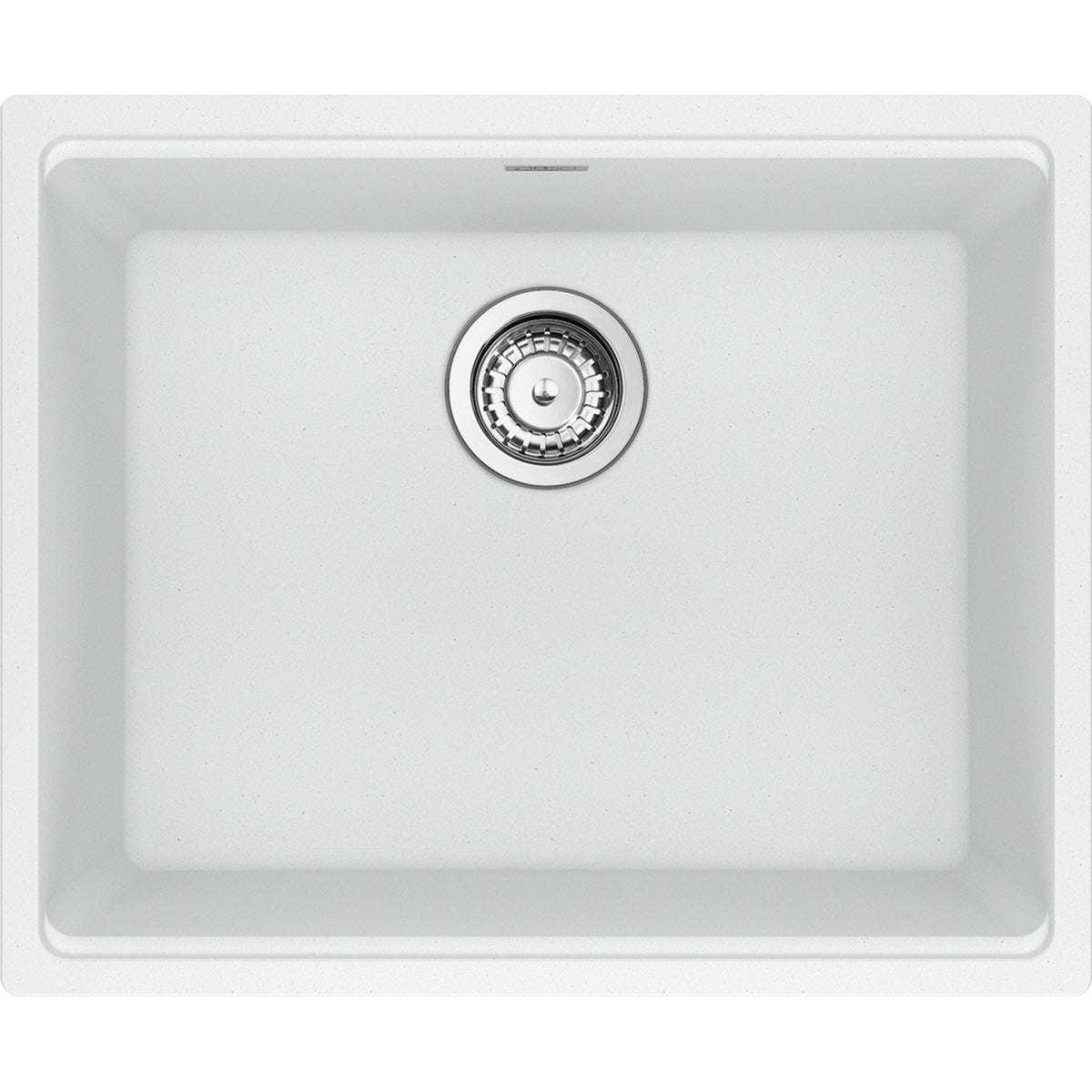 Franke Maris 21.63" undermount fragranite kitchen sink MAG11020 in Polar White
