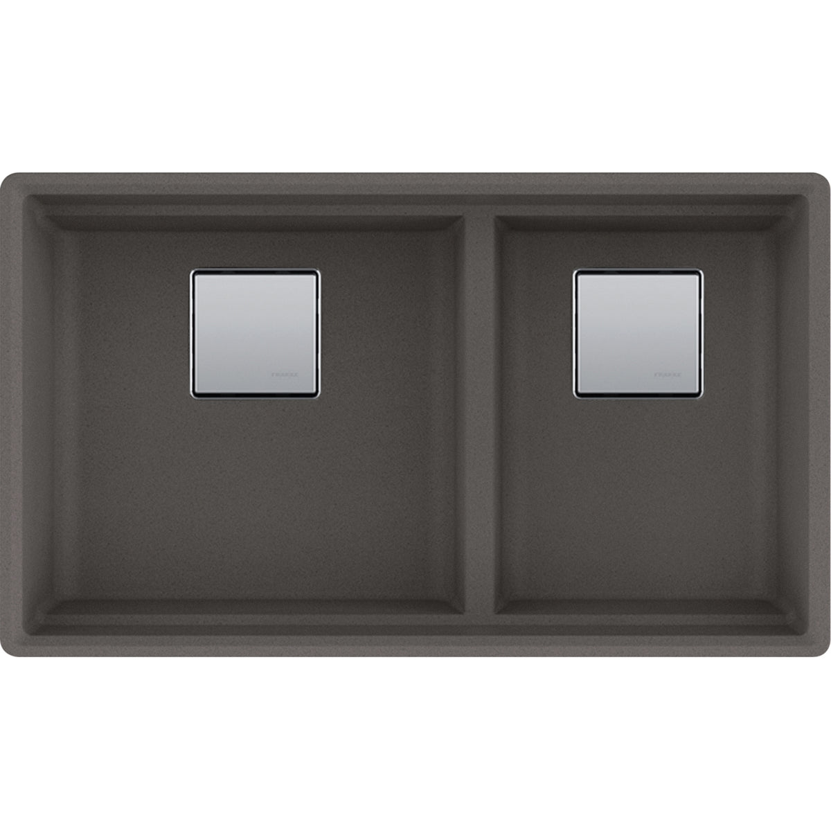 Franke Peak 32" undermount fragranite kitchen sink PKG160LD in Slate Grey