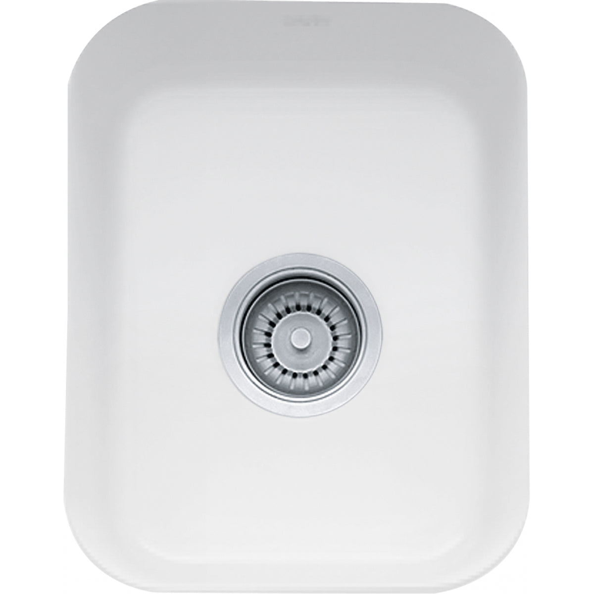 Franke Cisterna 14.38" undermount fireclay kitchen sink CCK110-13WH