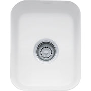 Franke Cisterna 14.38" undermount fireclay kitchen sink CCK110-13WH