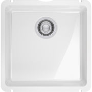 Franke KubusX 17.5" undermount fireclay kitchen sink KXK11016-GWH