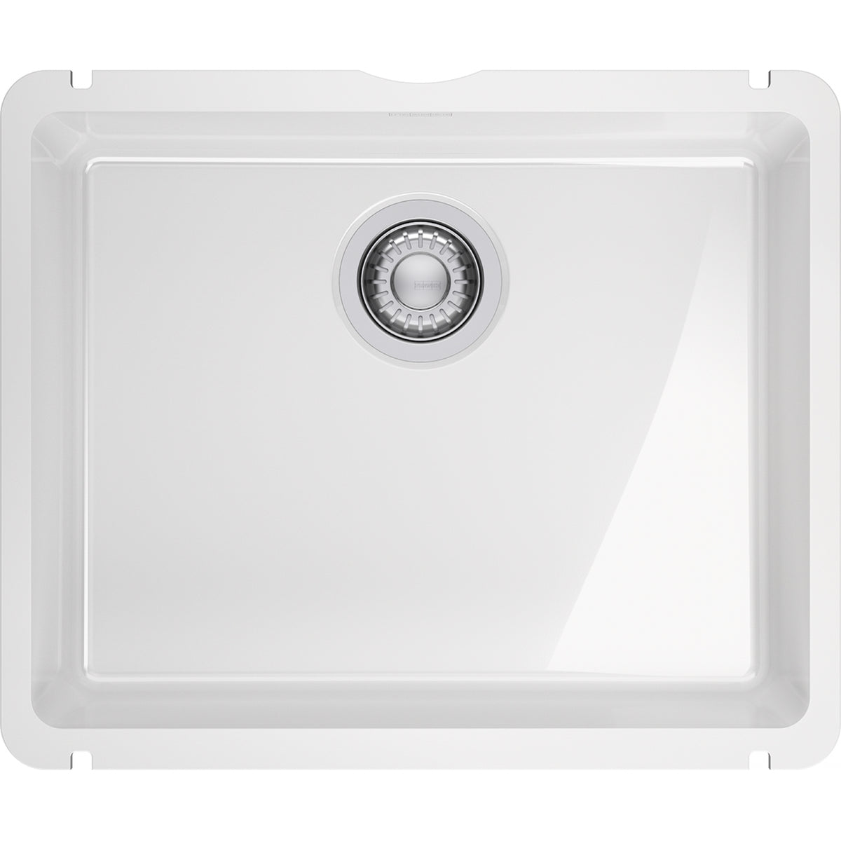 Franke KubusX 21.4" undermount fireclay kitchen sink KXK11020-GWH