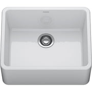Franke Ceranova 24" apron front fireclay kitchen sink CRK71024-GWH