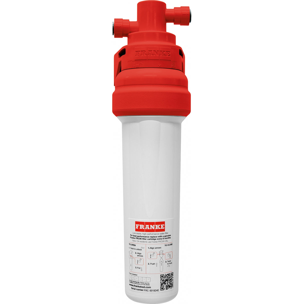 Franke Under Sink Water Filtration Canister System FRCNSTR100