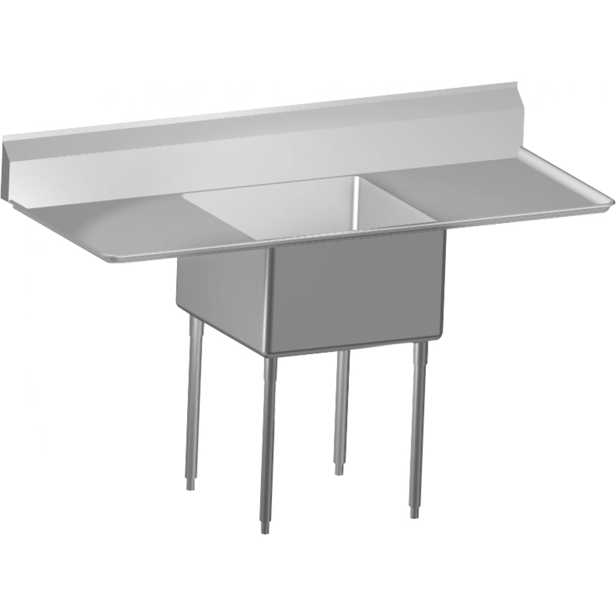 Franke Commercial scullery sink WSL2424LR-1
