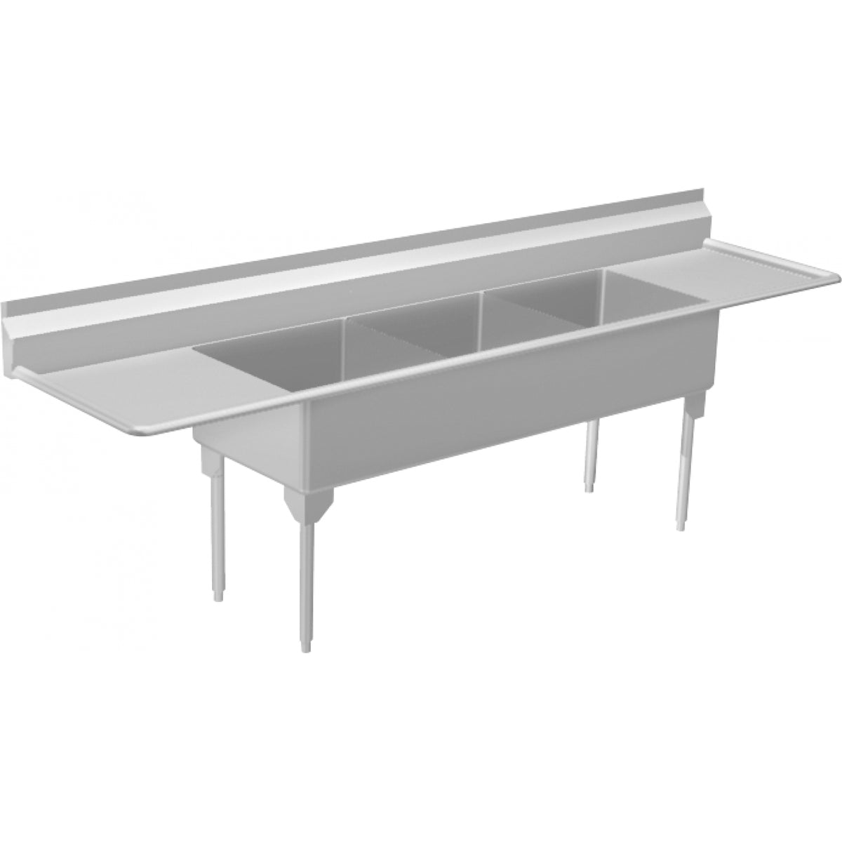 Franke Commercial scullery sink WTL2454LR-1