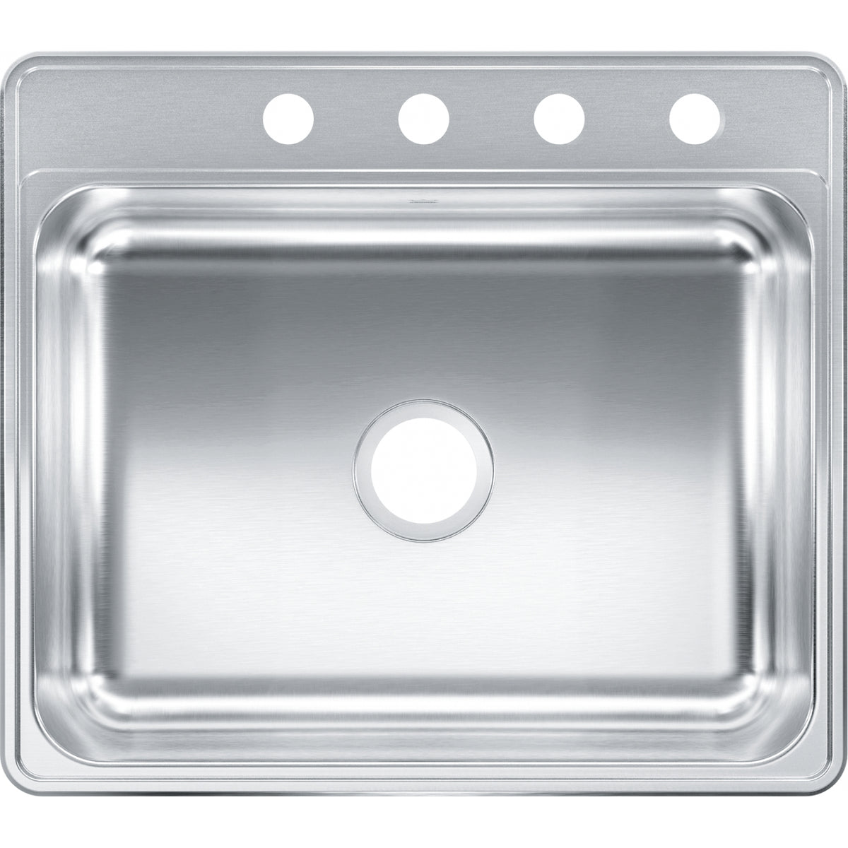 Kindred Creemore 25" drop-in stainless steel kitchen sink CSLA2522-7-4