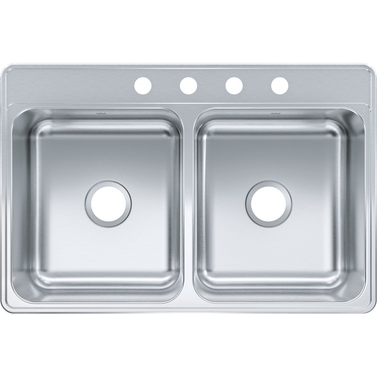 Kindred Creemore 33" drop-in stainless steel kitchen sink CDLA3322-7-4