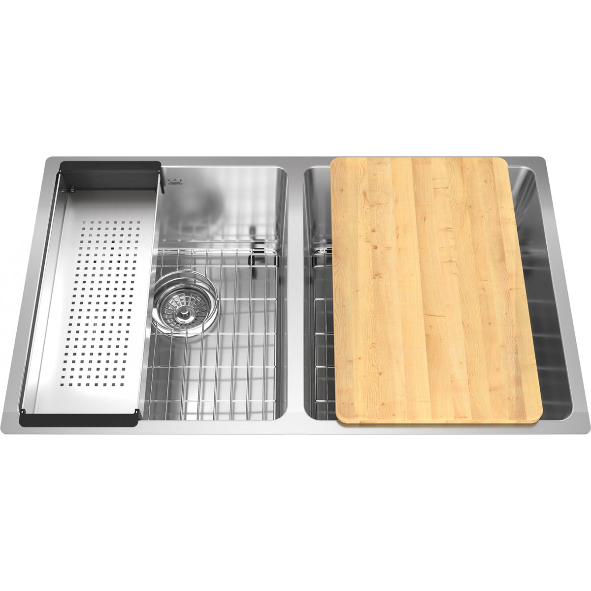 Kindred Brookmore 30.5" undermount stainless steel kitchen sink BDU1831-9-WKC