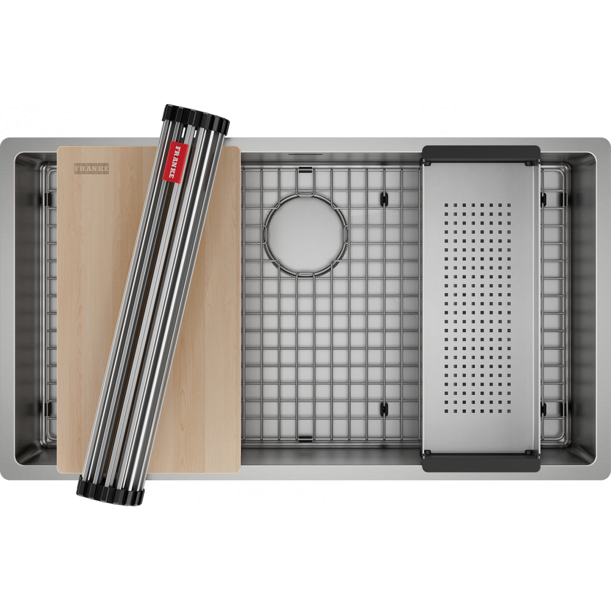 Franke Vertex 31.57" undermount stainless steel kitchen sink VXT11030-WKC