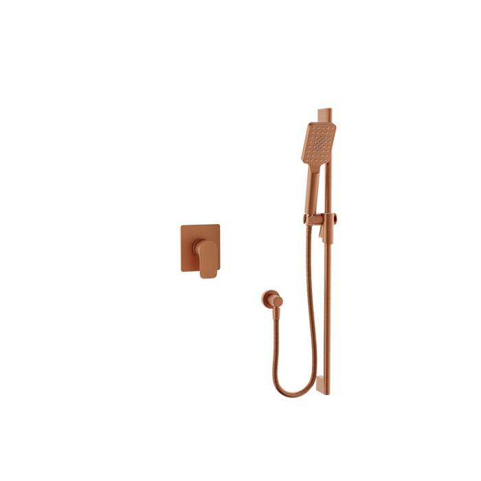 Baril PETITE B04 Complete Pressure-Balanced Shower Kit PRO-2100-04 in Satin Copper