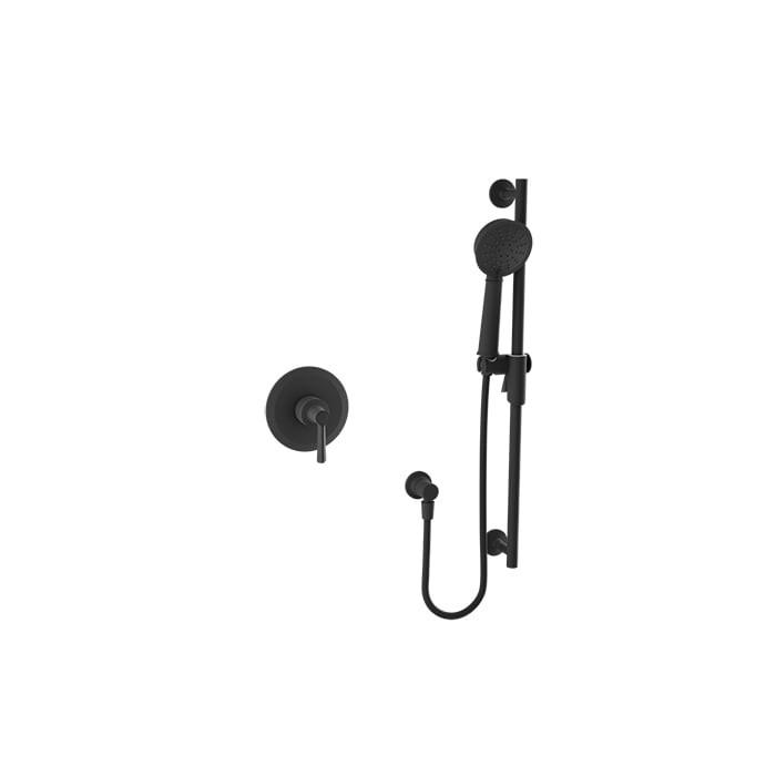 Baril BEAUMONT B20 Complete Pressure-Balanced Shower Kit PRO-2104-20 in Matte Black