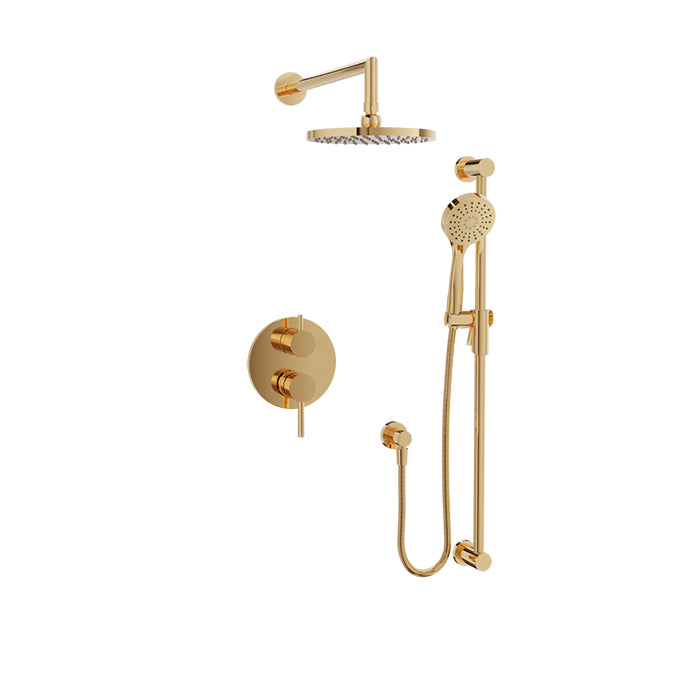 Baril ZIP B66 Complete Pressure-Balanced Shower Kit PRO-2805-66 in Gold