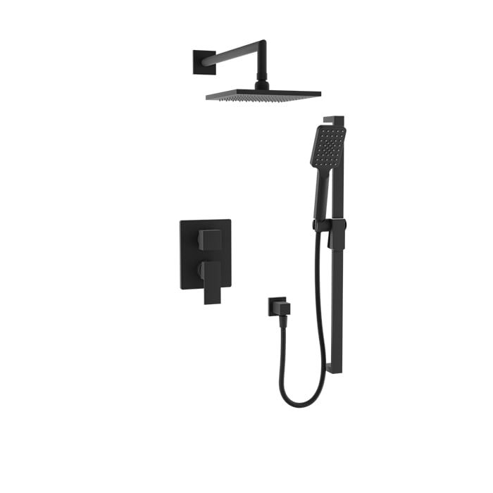 Baril REC B05 Complete Pressure-Balanced Shower Kit PRO-2805-95 in Matte Black