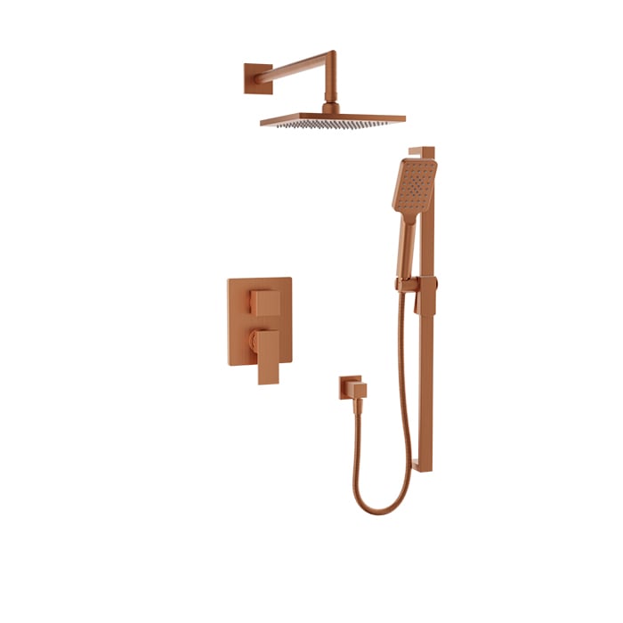 Baril REC B05 Complete Pressure-Balanced Shower Kit PRO-2805-95 in Satin Copper