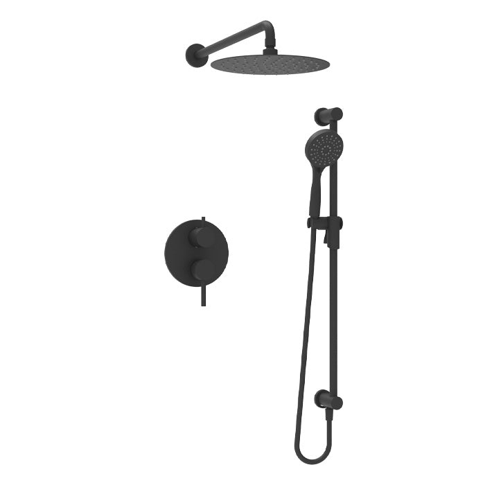 Baril ZIP B66 Complete Pressure-Balanced Shower Kit PRO-2816-66 in Matte Black