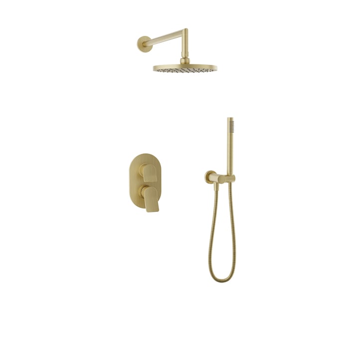Baril PROFILE B46 Complete Pressure-Balanced Shower Kit PRO-2896-46 in Satin Brass