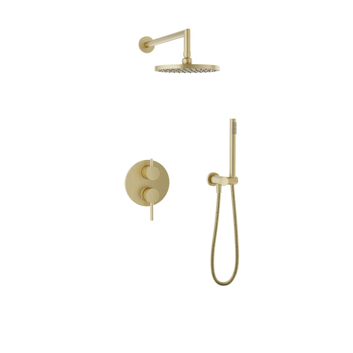 Baril ZIP B66 Complete Pressure-Balanced Shower Kit PRO-2896-66 in Satin Brass