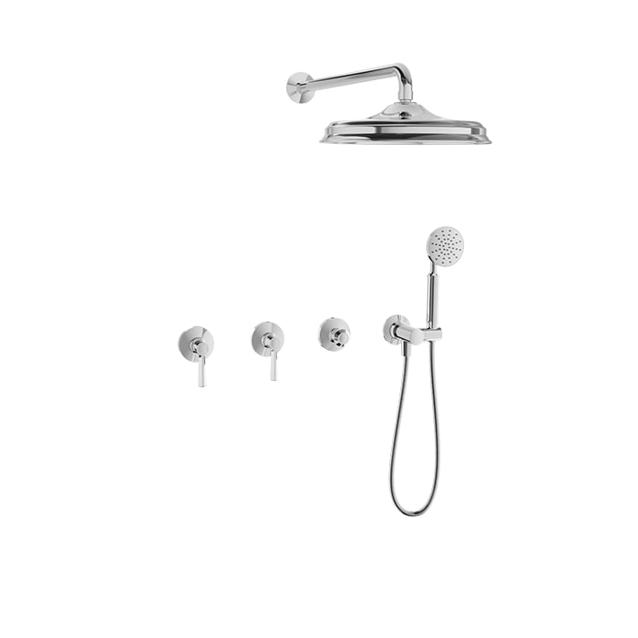Baril BEAUMONT B20 Complete Thermostatic Shower Kit PRO-3304-20 in Chrome
