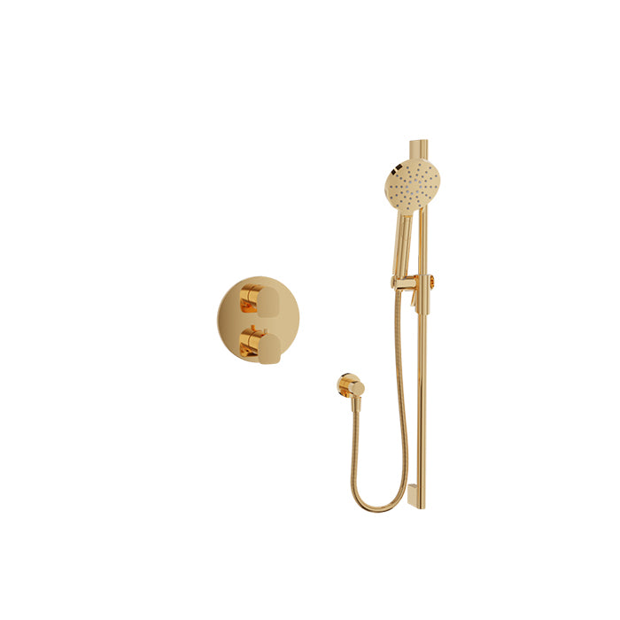 Baril SENS B45 Complete Thermostatic Pressure-Balanced Shower Kit PRO-4151-45 in Gold