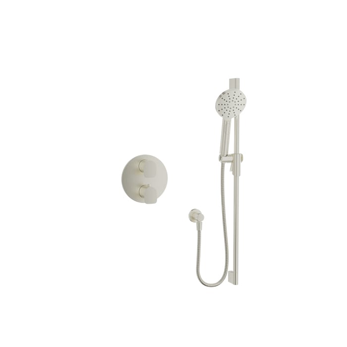 Baril SENS B45 Complete Thermostatic Pressure-Balanced Shower Kit PRO-4151-45 in Brushed Nickel