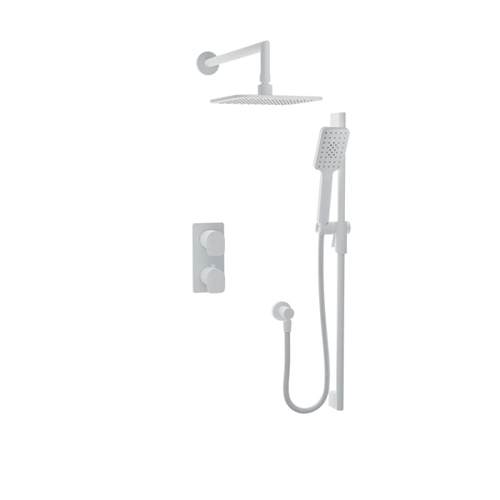 Baril PETITE B04 Complete Thermostatic Pressure-Balanced Shower Kit PRO-4206-04 in White