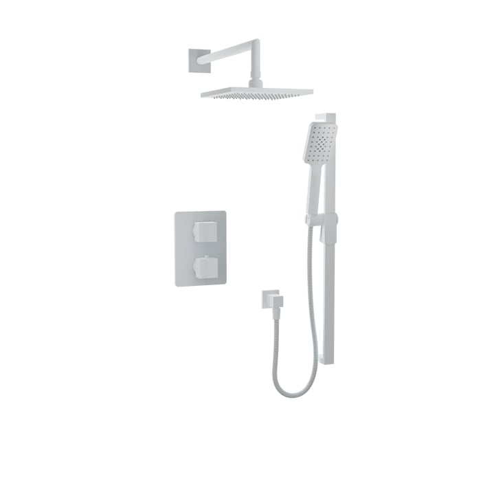 Baril REC B05 Complete Thermostatic Pressure-Balanced Shower Kit PRO-4207-05 in White
