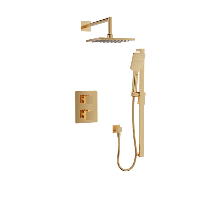 Baril REC B05 Complete Thermostatic Pressure-Balanced Shower Kit PRO-4207-05 in Gold