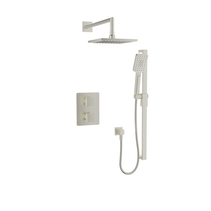 Baril REC B05 Complete Thermostatic Pressure-Balanced Shower Kit PRO-4207-05 in Brushed Nickel