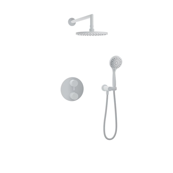 Baril ZIP B66 Complete Thermostatic Pressure-Balanced Shower Kit PRO-4298-66 in White
