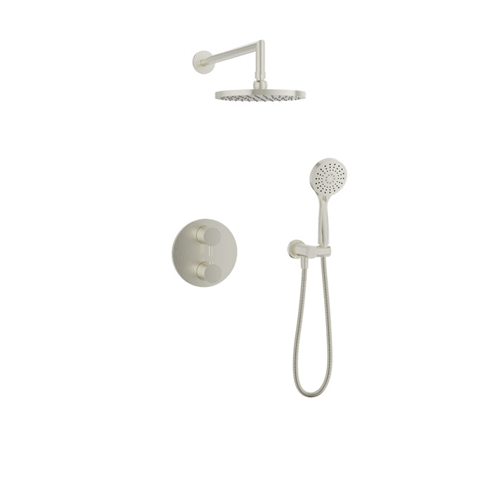Baril ZIP B66 Complete Thermostatic Pressure-Balanced Shower Kit PRO-4298-66 in Brushed Nickel