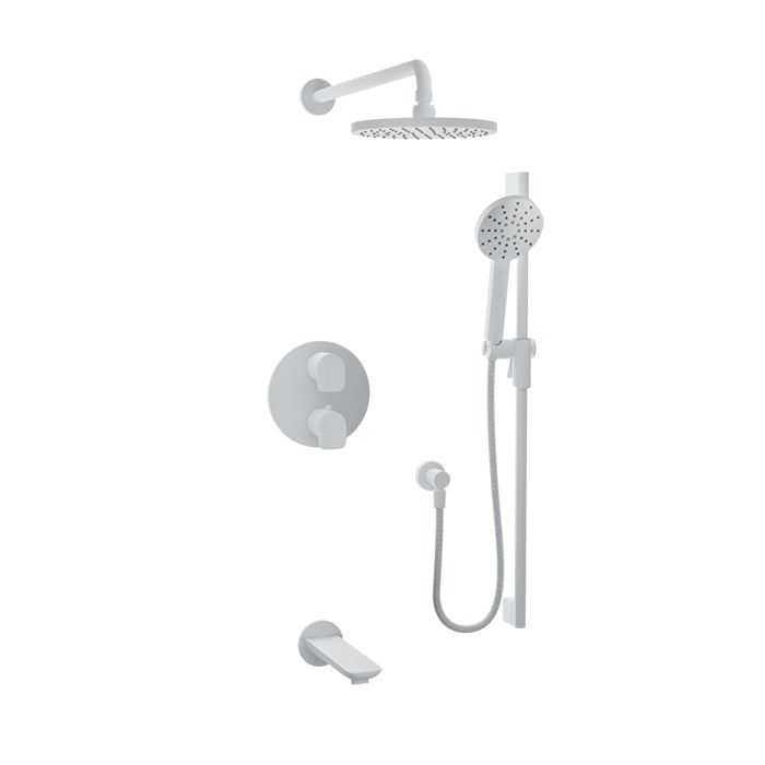 Baril SENS B45 Complete Thermostatic Pressure-Balanced Shower Kit PRO-4307-45 in White