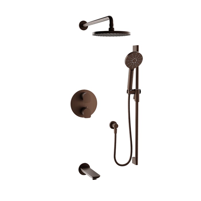 Baril SENS B45 Complete Thermostatic Pressure-Balanced Shower Kit PRO-4307-45 in Venetian Bronze