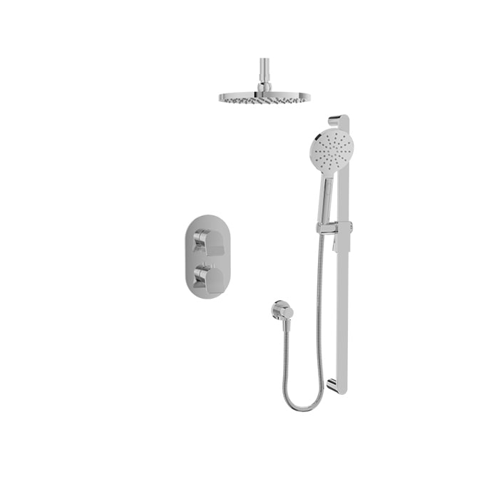 Baril PROFILE B46 Complete Thermostatic Pressure-Balanced Shower Kit PRR-4207-46 in Chrome