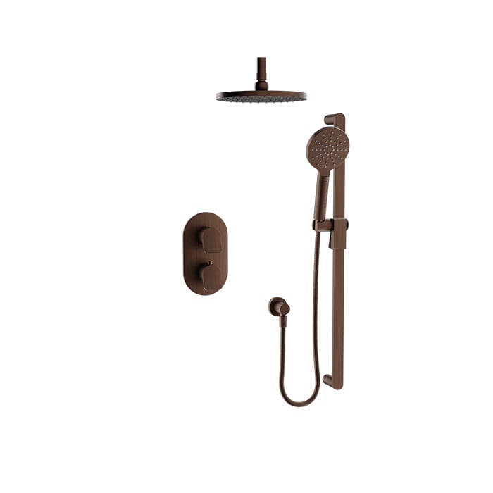 Baril PROFILE B46 Complete Thermostatic Pressure-Balanced Shower Kit PRR-4207-46 in Venetian Bronze