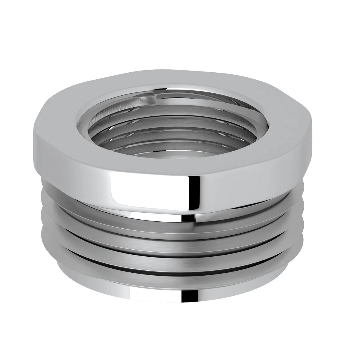 Perrin & Rowe 3/4"M X 1/2"F Adaptor U.5379 - Polished Chrome