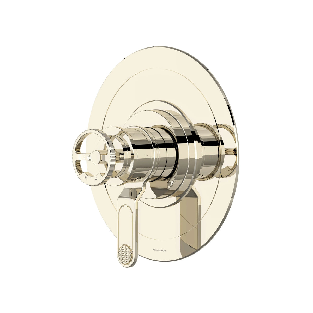 Perrin & Rowe Armstrong 1/2" Therm & Pressure Balance Trim With 2 Functions U.TAR44W1IW - Polished Nickel