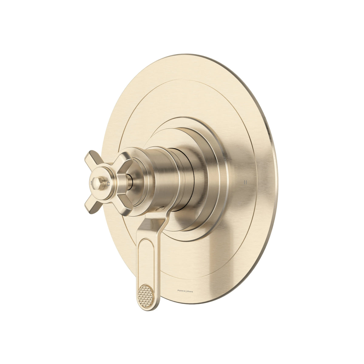 Perrin & Rowe Armstrong 1/2" Therm & Pressure Balance Trim With 2 Functions U.TAR44W1XM - Satin Nickel