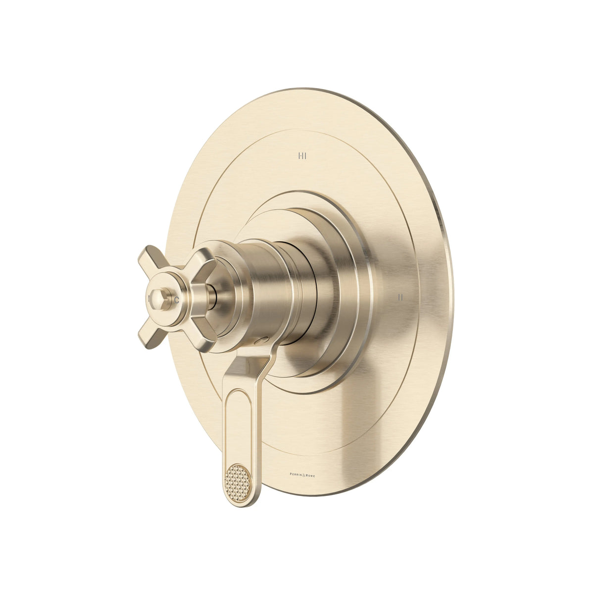 Perrin & Rowe Armstrong 1/2" Therm & Pressure Balance Trim With 3 Functions U.TAR23W1XM - Satin Nickel