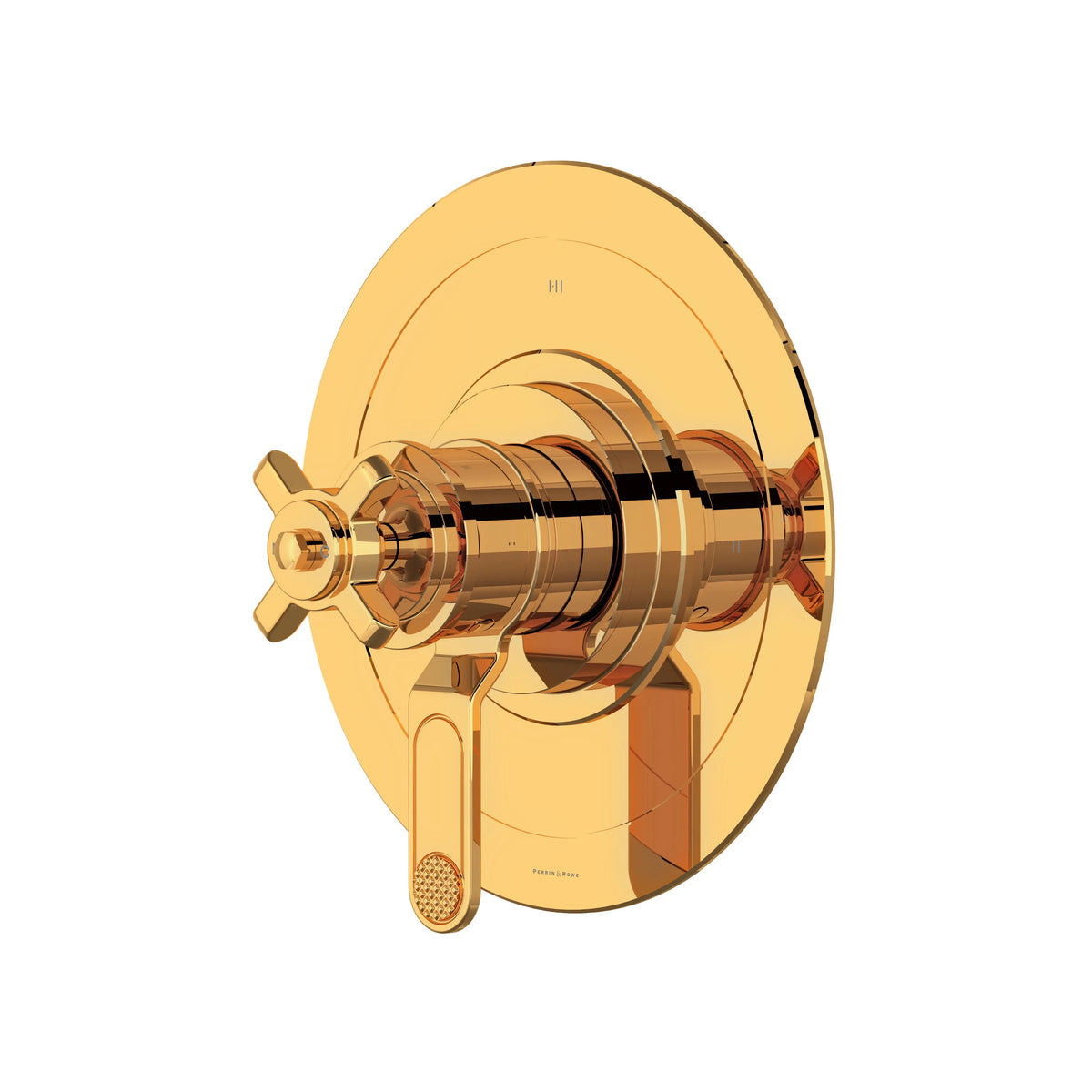 Perrin & Rowe Armstrong 1/2" Therm & Pressure Balance Trim With 3 Functions U.TAR23W1XM - English Gold